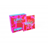 Презервативы с разогревающим эффектом Expert Hot Love - 3 шт. - Expert - купить с доставкой в Смоленске