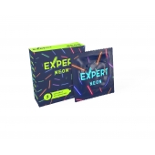 Светящиеся в темноте презервативы Expert Neon - 3 шт. - Expert - купить с доставкой в Смоленске