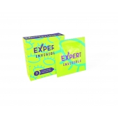 Ультратонкие презервативы Expert Invisible - 3 шт. - Expert - купить с доставкой в Смоленске
