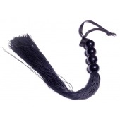 Черная силиконовая плеть - 37 см. - Boys of Toys - купить с доставкой в Смоленске