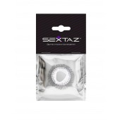 Эластичное эрекционное кольцо с длинными черными «ресничками» - Sextaz - в Смоленске купить с доставкой