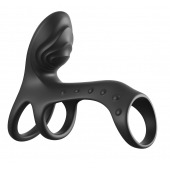 Черная насадка на пенис Ultimate Couples Cage Pro - Pipedream - в Смоленске купить с доставкой