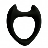 Черное эрекционное кольцо с рожками Wooomy Toro M - Adrien Lastic - в Смоленске купить с доставкой