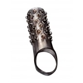 Дымчатая насадка на пенис с выпуклостями - 12 см. - Sex Expert - в Смоленске купить с доставкой