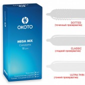 Презервативы OKOTO Mega Mix - 18 шт. - Sitabella - купить с доставкой в Смоленске