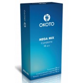 Презервативы OKOTO Mega Mix - 18 шт. - Sitabella - купить с доставкой в Смоленске