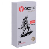 Точечные презервативы OKOTO Dotted - 12 шт. - Sitabella - купить с доставкой в Смоленске