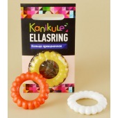 Цветное рельефное эрекционное кольцо Ellasring - Sitabella - в Смоленске купить с доставкой