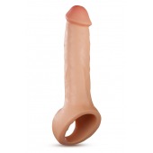 Телесная насадка-удлинитель Thrive 8.75 Inch Realistic Penis Extender Sleeve - 22,2 см. - Blush Novelties - в Смоленске купить с доставкой