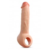 Телесная насадка-удлинитель Thrive 8.75 Inch Realistic Penis Extender Sleeve - 22,2 см. - Blush Novelties - в Смоленске купить с доставкой