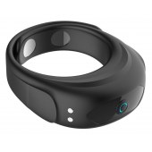 Черное эрекционное виброкольцо на ремешках - Boys of Toys - в Смоленске купить с доставкой