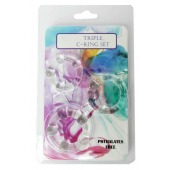 Набор из 3 эрекционных прозрачных колец - Boys of Toys - в Смоленске купить с доставкой