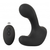 Черная анальная вибропробка с функцией расширения RC Butt Plug with 3 functions - Orion - в Смоленске купить с доставкой