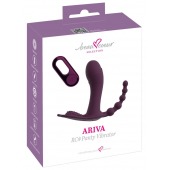 Фиолетовый вибратор для ношения в трусиках ARIVA RC Panty Vibrator - Orion