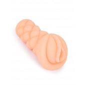 Телесный мастурбатор-вагина с вибропулей и эрекционными кольцами в комплекте - Sexy Girl - в Смоленске купить с доставкой