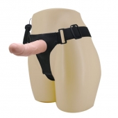 Реалистичный страпон-фаллоимитатор на трусиках Ultra Passionate Harness - 15 см. - Baile - купить с доставкой в Смоленске