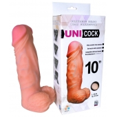 Фаллическая насадка Харнесс UNICOCK 10  - 25 см. - LOVETOY (А-Полимер) - купить с доставкой в Смоленске