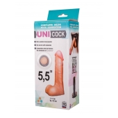 Фаллическая насадка Харнесс UNICOCK 5,5  - 17 см. - LOVETOY (А-Полимер) - купить с доставкой в Смоленске