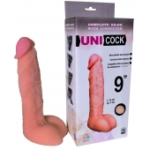 Фаллическая насадка Харнесс UNICOCK 9  - 24 см. - LOVETOY (А-Полимер) - купить с доставкой в Смоленске