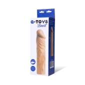 Насадка с ярко выраженной головкой и рельефным стволом - 19 см. - A-toys - в Смоленске купить с доставкой