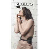 Пояс с клёпками Yona Black - Rebelts - купить с доставкой в Смоленске