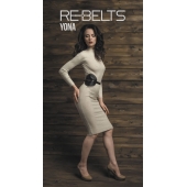 Пояс с клёпками Yona Black - Rebelts - купить с доставкой в Смоленске