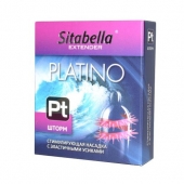Стимулирующая насадка со спиралью из усиков Platino  Шторм - Sitabella - купить с доставкой в Смоленске