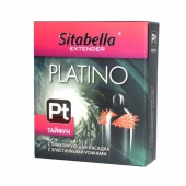 Стимулирующая насадка с шипиками по бокам Platino  Тайфун - Sitabella - купить с доставкой в Смоленске