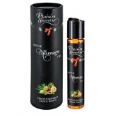 Массажное масло с ароматом экзотических фруктов Huile de Massage Gourmande Fruits Exotiques - 59 мл. - Plaisir Secret - купить с доставкой в Смоленске