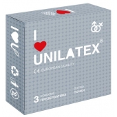 Презервативы с точками Unilatex Dotted - 3 шт. - Unilatex - купить с доставкой в Смоленске