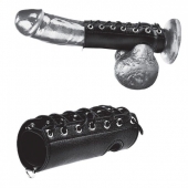Сбруя на член на шнуровке 5  Cock Sheath - BlueLine - купить с доставкой в Смоленске