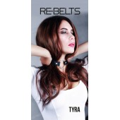 Чёрный кожаный чокер-кляп Tyra Black - Rebelts - купить с доставкой в Смоленске