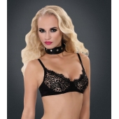 Полиуретановый ошейник с пуклями и D-кольцами Collar with Studs - Blush Novelties - купить с доставкой в Смоленске
