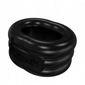 Чёрное эрекционное виброкольцо Stretch - Bathmate - в Смоленске купить с доставкой