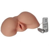 Телесная вибровагина из киберкожи с выносным пультом - LOVETOY (А-Полимер) - в Смоленске купить с доставкой