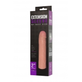 Насадка-удлинитель Extension sleeve телесного цвета - 18,5 см. - Sitabella - в Смоленске купить с доставкой