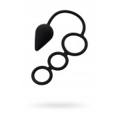 Тройное эрекционное кольцо с анальным хвостом Drop M-size - Erotist Adult Toys - в Смоленске купить с доставкой