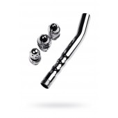 Металлический анальный душ с тремя насадками - ToyFa - купить с доставкой в Смоленске