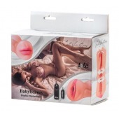 Двусторонний мастурбатор с вибропулей Satisfaction Babylicious - Lola Games - в Смоленске купить с доставкой