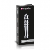 Ребристый фаллоимитатор для электростимуляции Funky Fella Rill Dildo - 13 см. - MyStim - купить с доставкой в Смоленске