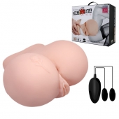 Вагина и анус с вибрацией CrazyBull Vagina and Ass - Baile - в Смоленске купить с доставкой