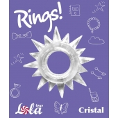 Прозрачное эрекционное кольцо Rings Cristal - Lola Games - в Смоленске купить с доставкой