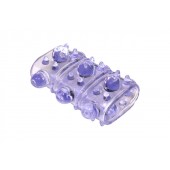 Фиолетовая насадка на пенис Rings Armour - Lola Games - в Смоленске купить с доставкой