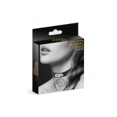 Черный чокер с двумя кольцами - Bijoux Pour Toi - купить с доставкой в Смоленске