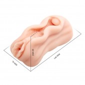 Реалистичная вагина-мастурбатор с необычным дизайном - Baile - в Смоленске купить с доставкой