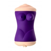 Двухсторонний мастурбатор JOS YARA в фиолетовой колбе - JOS - в Смоленске купить с доставкой