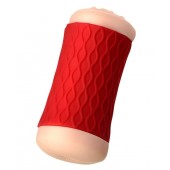 Двухсторонний мастурбатор JOS  NADIN в красном цилиндре - JOS - в Смоленске купить с доставкой