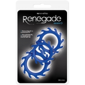 Набор из 3 синих эрекционных колец Renegade Gears - NS Novelties - в Смоленске купить с доставкой