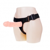 Телесный фаллоимитатор на трусиках Jessica Strap-On - 15,5 см. - Baile - купить с доставкой в Смоленске