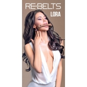 Кляп-трензель Lora с металлическими кольцами - Rebelts - купить с доставкой в Смоленске